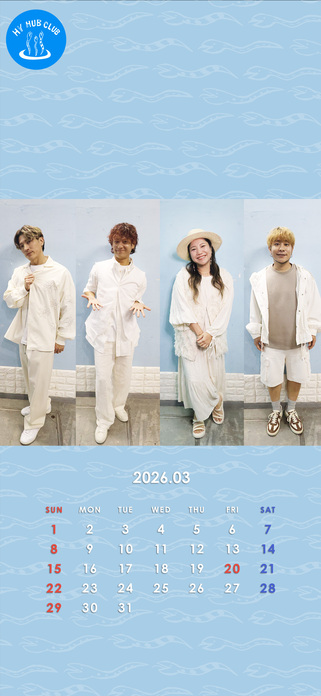 HY HUB CLUB Calendar 202603