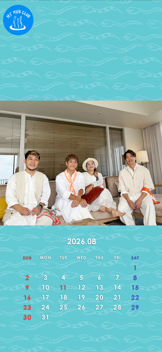HY HUB CLUB Calendar 202608